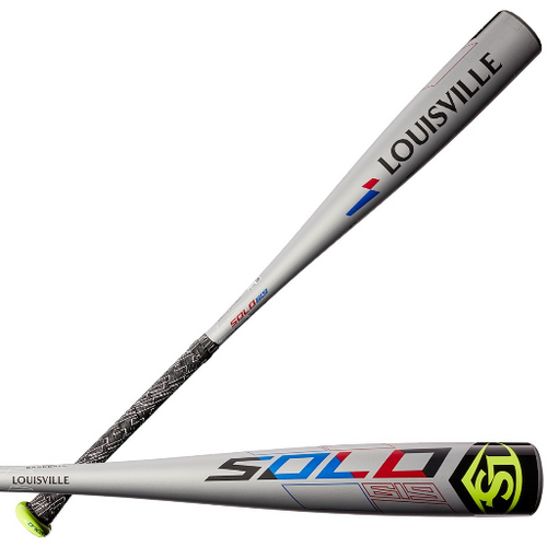 2019 Louisville Slugger Solo 619 Alloy Youth 2018+ Baseball Bat, -11 Drop, 2-5/8 in Barrel, WTLUBS619B11